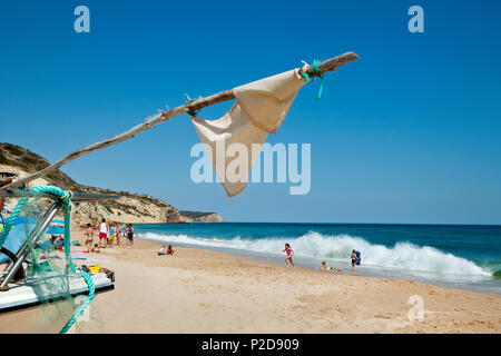 Strand, Salema, Vila do Bispo, Costa Vicentina, Algarve, Portugal Stockfoto