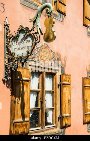 Geigenbauer Museum, Mittenwald, Oberbayern, Bayern, Deutschland Stockfoto