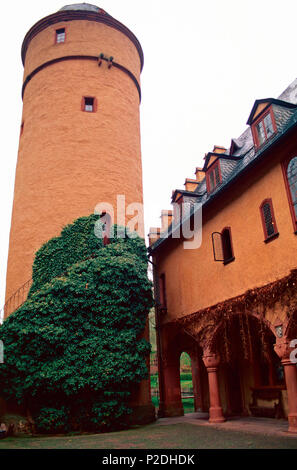 Schloss Mespelbrunn im Spessart, Deutschland Stockfoto