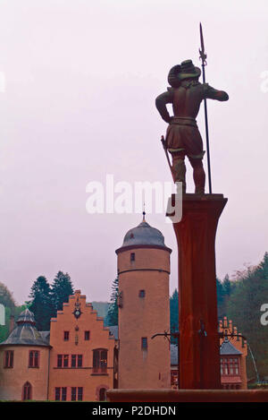 Schloss Mespelbrunn im Spessart, Deutschland Stockfoto