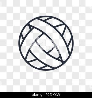 Fußball-Vektor Icon auf transparentem Hintergrund isoliert, Fußball logo Konzept Stock Vektor