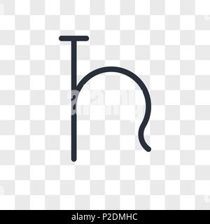 Uranus vektor Icon auf transparentem Hintergrund isoliert, Uranus logo Konzept Stock Vektor