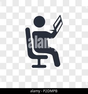 Lesen Buch vektor Icon auf transparentem Hintergrund isoliert, Lesen Buch logo Konzept Stock Vektor