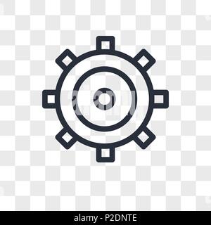 Behörde vektor Icon auf transparentem Hintergrund isoliert, Behörde logo Konzept Stock Vektor