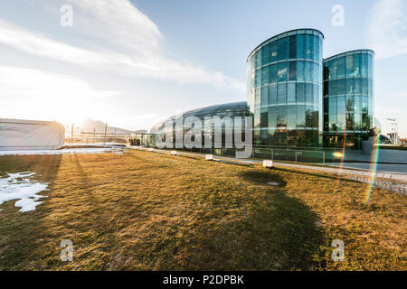 RedBull Hangar 7 in Salzburg, Salzburg, Österreich, Europa Stockfoto