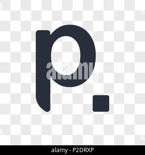 Belarus Währung vektor Icon auf transparentem Hintergrund isoliert, Belarus Währung logo Konzept Stock Vektor