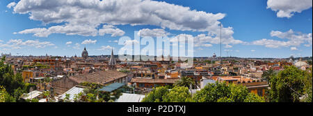 Panorama der Stadt Rom, Italien Stockfoto