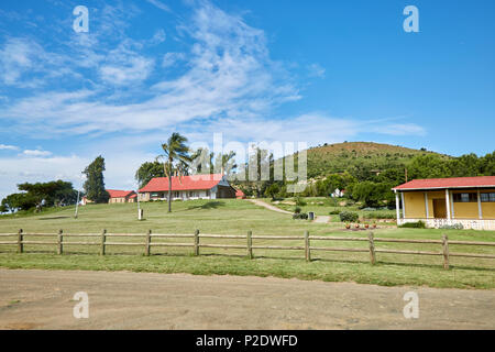 Anzeigen von rorke's Drift Mission, Natal Provinz, Südafrika Stockfoto