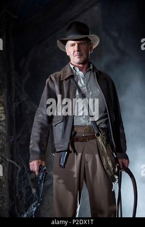 Original Film Titel: INDIANA JONES UND DAS KÖNIGREICH DES KRISTALLSCHÄDELS. Englischer Titel: INDIANA JONES UND DAS KÖNIGREICH DES KRISTALLSCHÄDELS. Regisseur: Steven Spielberg. Jahr: 2008. Stars: Harrison Ford. Quelle: Paramount Pictures/LUCASFILM/AMBLIN ENTERTAINMENT/SANTO DOMI/JAMES, David/Album Stockfoto