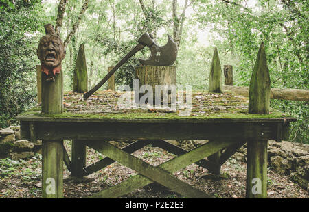 Mittelalterliche Folter Elemente Stockfoto