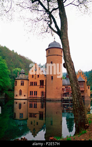 Schloss Mespelbrunn im Spessart, Deutschland Stockfoto