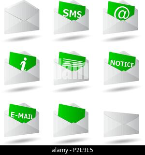 Symbol Konvertieren 3d auf weißem Hintergrund Stock Vektor