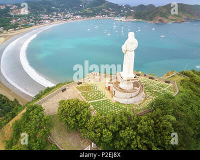 Die Bucht von San Juan del Sur in NIcaragua an sonnigen Licht Sommer Tag Stockfoto