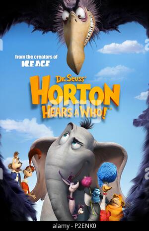 Original Film Titel: Horton hört ein Hu! Englischer Titel: Horton hört ein Hu! Film Regie: Jimmy Hayward, STEVE MARTINO. Jahr: 2008. Quelle: BLUE SKY STUDIOS/Twentieth Century Fox ANIMATION // Album Stockfoto