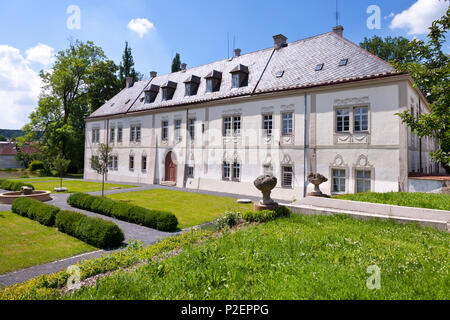 Zámek Spálené Poříčí, Plzeňský kraj, Ceska Republika/Stadt Spalene Porici, Plzen region, Westböhmen, Tschechische Republik Stockfoto