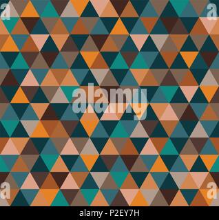 Abstrakte Geometrische nahtlose Muster Hintergrund mit bunten Dreiecke Stock Vektor