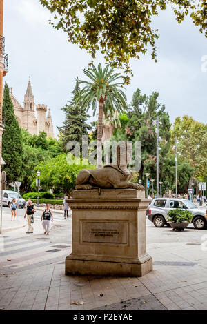 Passeig des Born, Palma de Mallorca, Balearen, Spanien, Europa Stockfoto