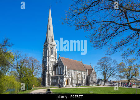 St. Albans Kirche in Kopenhagen, Dänemark. Stockfoto