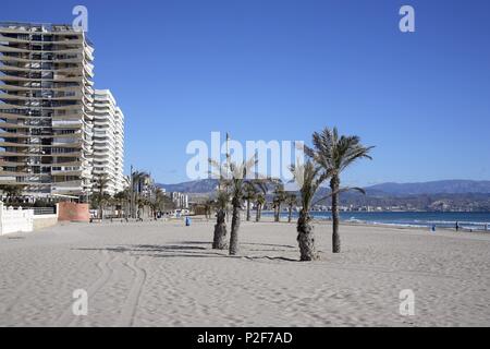 Spanien - Valencia autonome Region - Alicante. Playa San Juan und Playa. Stockfoto