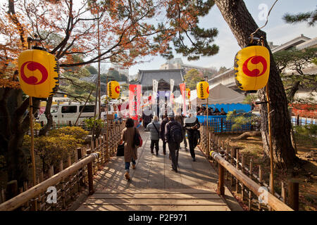 Während Gishi-sai Festival in der Sengakuji Tempel, Takanawa, Minato-ku, Japan Stockfoto