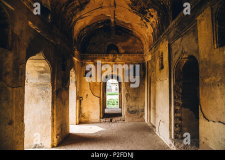 Chhatris, antike Ruinen in Orchha, Indien Stockfoto