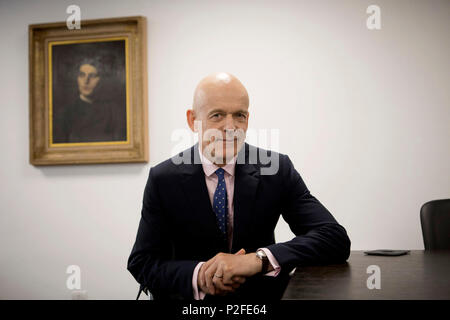 Untersuchungsbefugnisse, Herr Kommissar, Herr Gerechtigkeit Sir Adrian Fulford, auf seine Büros in Central London. Stockfoto