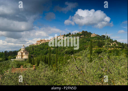 Madonna di San Biagio, Montepulciano, Provinz Siena, Toskana, Italien Stockfoto