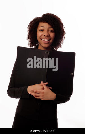 Junge Frau Mitglied in einem Chor. Choral, Sänger. Stockfoto