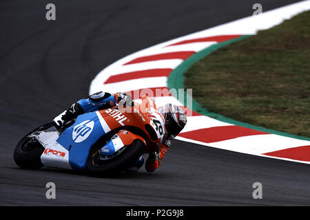 Montmelo, Spanien. 15 Jun, 2018. Augusto Fernandez (40) von Spanien und Pons Hp 40 Kalex im freien Training des Gran Premi Monster Energy de Catalunya, Circuit de Catalunya, Montmelo, Spanien. Am 15. Juni 2018. Credit: CORDON PRESSE/Alamy leben Nachrichten Stockfoto