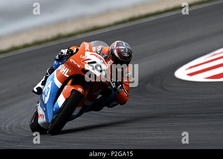 Montmelo, Spanien. 15 Jun, 2018. Augusto Fernandez (40) von Spanien und Pons Hp 40 Kalex im freien Training des Gran Premi Monster Energy de Catalunya, Circuit de Catalunya, Montmelo, Spanien. Am 15. Juni 2018. Credit: CORDON PRESSE/Alamy leben Nachrichten Stockfoto