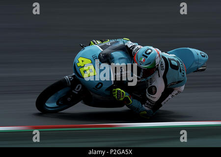 Montmelo, Spanien. 15 Jun, 2018. Lorenzo Dalla Porta (48) von Italien und Leopard Racing Honda im freien Training des Gran Premi Monster Energy de Catalunya, Circuit de Catalunya, Montmelo, Spanien. Am 15. Juni 2018. Credit: CORDON PRESSE/Alamy leben Nachrichten Stockfoto