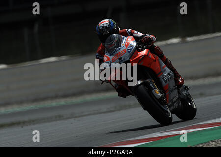 Montmelo, Spanien. 15 Jun, 2018. Jorge Lorenzo (99) von Spanien und Ducati Team während der freien Praxis der Gran Premi Monster Energy de Catalunya, Circuit de Catalunya, Montmelo, Spanien. Am 15. Juni 2018. Credit: CORDON PRESSE/Alamy leben Nachrichten Stockfoto