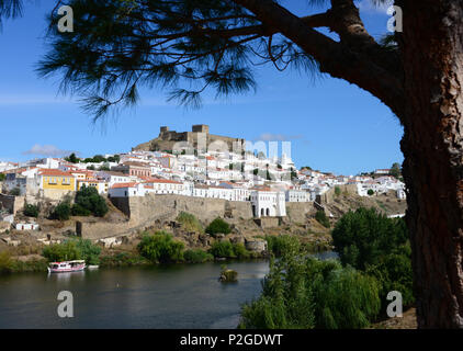 Blick Richtung Mertola, Alentejo, Portugal Stockfoto