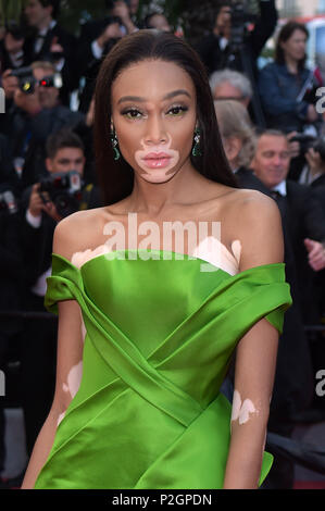 71St jährlichen Filmfestspiele von Cannes - "BlacKkKlansman" - Premiere mit: Winnie Harlow Wo: Cannes, Frankreich Wann: 14. Mai 2018 Credit: IPA/WENN.com ** Nur für die Veröffentlichung in Großbritannien, den USA, Deutschland, Österreich, Schweiz ** verfügbar Stockfoto