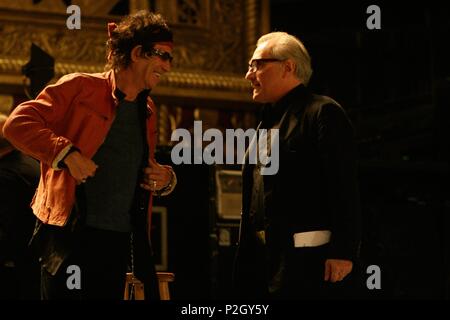 Original Film Titel: Shine A Light. Englischer Titel: Shine A Light. Regisseur: Martin Scorsese. Jahr: 2008. Stars: Keith Richards; Martin Scorsese. Credit: KONZERT PROMOTIONS INTERNATIONAL/Shangri-la-ENTERTAINMENT/COHL, JACOB/Album Stockfoto