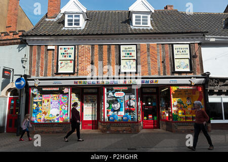 Halesworth Toy Shop Suffolk UK Stockfoto