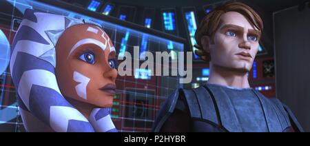 Original Film Titel: Star Wars: The Clone Wars. Englischer Titel: Star Wars: The Clone Wars. Regisseur: DAVE FILONI. Jahr: 2008. Credit: CGCG/Lucasfilm Animation Singapur/LUCASFILM/Album Stockfoto