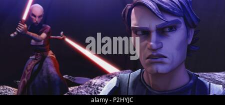 Original Film Titel: Star Wars: The Clone Wars. Englischer Titel: Star Wars: The Clone Wars. Regisseur: DAVE FILONI. Jahr: 2008. Credit: CGCG/Lucasfilm Animation Singapur/LUCASFILM/Album Stockfoto