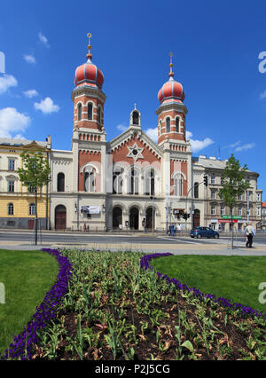 Tschechische Republik, Plzen, Pilsen, Große Synagoge, Stockfoto