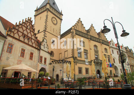 Tschechische Republik, Tabor, Zizka Square, Rathaus, hussitischen Museum, Stockfoto