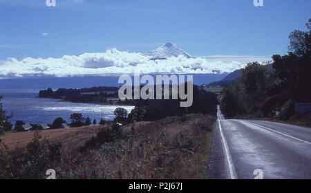 Vicente Perez Rosales National Park, Vulkan Osorno, Chile 1997 Stockfoto