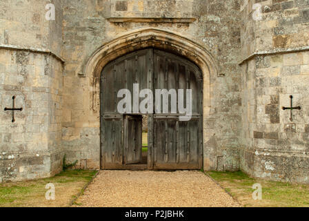 Blick auf Titchfield Abbey, Hampshire, Großbritannien Stockfoto