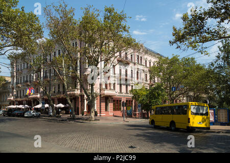 Odessa, Ukraine, Hotel Bristol im historischen Stadtzentrum Stockfoto