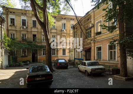 Odessa, Ukraine, typisches Inn im historischen Zentrum Stockfoto