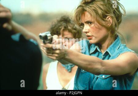 Original Film Titel: Thelma & Louise. Englischer Titel: Thelma & Louise. Regisseur: Ridley Scott. Jahr: 1991. Stars: GEENA DAVIS. Credit: M. G. M/PATHE/Album Stockfoto