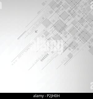 Technologie in das Konzept der digitalen. Stock Vektor