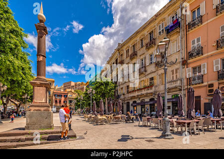 Sardinien Cagliari Stampace Bezirk Piazza Yenne Stockfoto