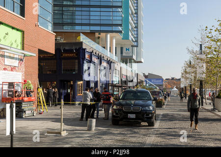 WASHINGTON, DC - 1. Dezember: Gebäude entlang Wharf Street SW in der Nähe von Vio am Wharf am 1. Dezember 2017 in Washington DC. (Foto von Benjamin C. Tankersle Stockfoto