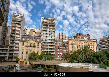 Gebäude im Viertel Recoleta, Buenos Aires, Argentinien Stockfoto