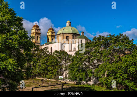 Sardinien Cagliari Stampace Bezirk mit Blick auf die Kirche von Sant'Anna Stockfoto